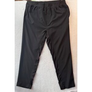 Dxl Society Of One Black Jogger Pants Mens 2XLT 2XL Elastic Waist Side Stripe